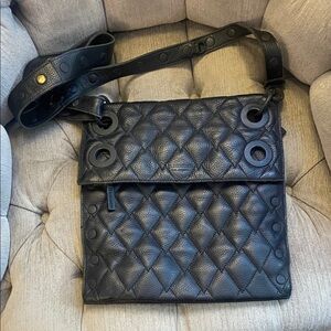 Hammitt Black Quilted Crossbody Bag